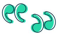 Both_teal_quote@2x Slack icon in white circle