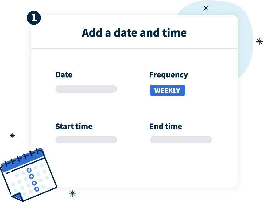 Create recurring meeting